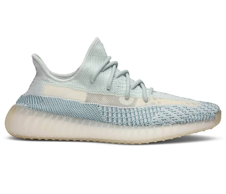 Men's memory - foam insole sneakers for added comfortAdidas Yeezy Boost 350 V2 (Cloud White)