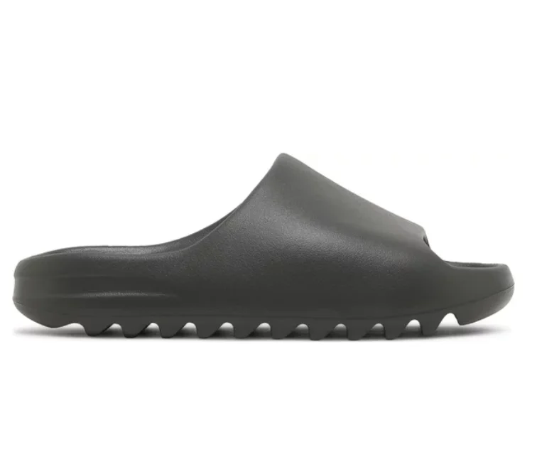 Men's soccer - inspired sneakers with a studded soleAdidas Yeezy Slide (Dark Onyx)