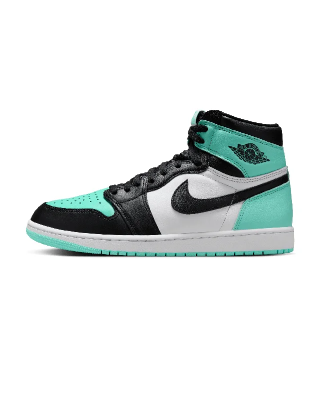 Men's retro - style sneakers inspired by the 80sAir Jordan 1 Retro High Og - White / Black / Green Glow