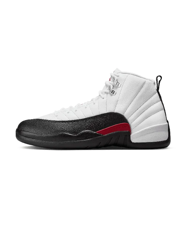 Men's minimalist sneakers with a simple designAir Jordan 12 Retro - White / Gym Red / Black