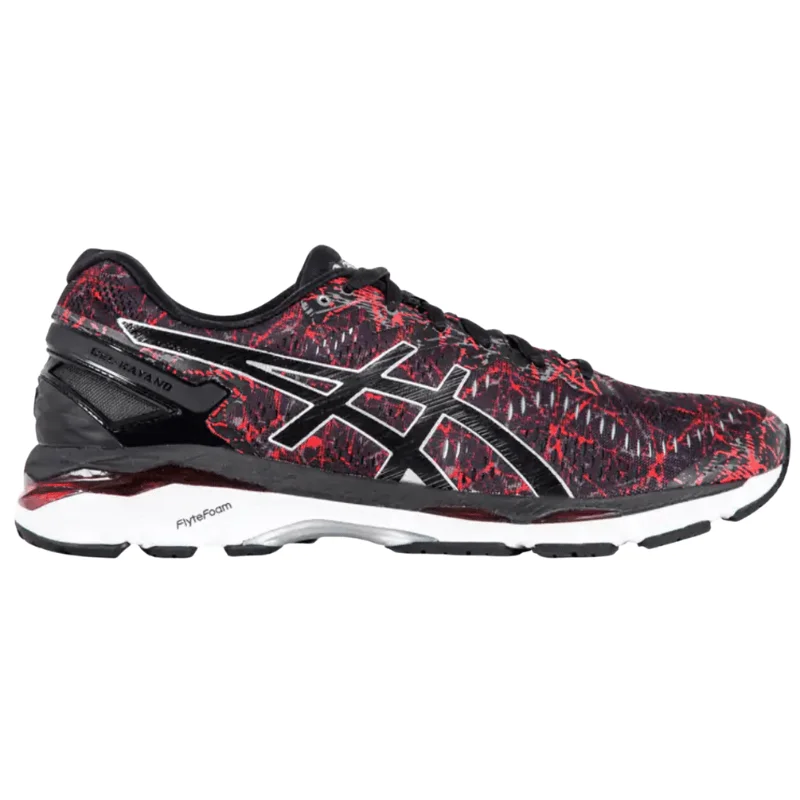 Men's shock - absorbing trail running sneakersMen’s Asics Gel-Kayano 23 'Vermilion/Black/Silver’