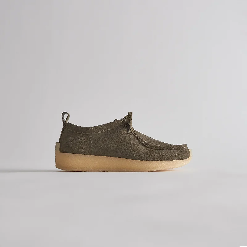 Men's affordable yet stylish sneakers for everyday wearRonnie Fieg for Clarks Rossendale - Olive Suede