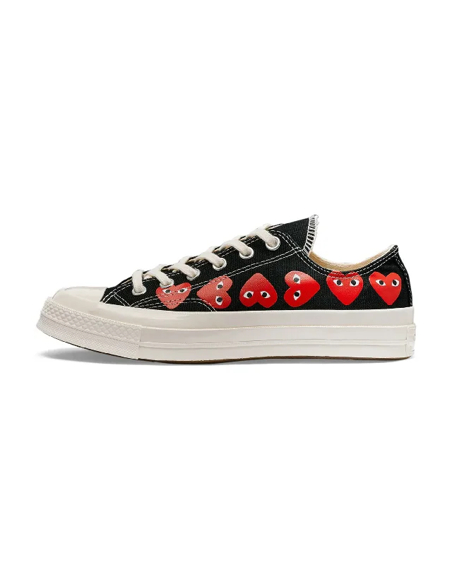 Men's narrow - width sneakers for a snug fitConverse CT70 Low Multi Heart - Black / Red