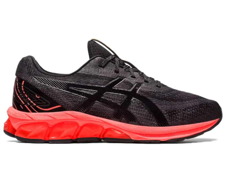 Men's sneaker boots with a mid - ankle heightMen's Asics Gel-Quantum 180 7 Black/Flash Coral