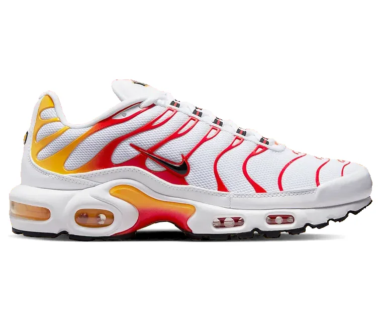 Men's retro - inspired basketball sneakers with a high - top designMen's Nike Air Max Plus TN (Sunburn)