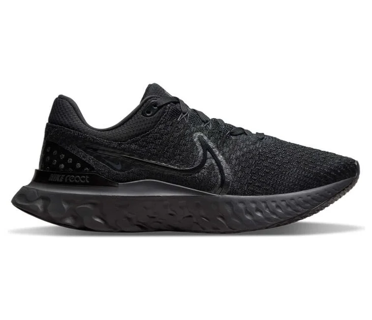 Men's athletic sneakers with a quick - dry liningMen’s Nike React Infinity Run FK3 (Black/Black)