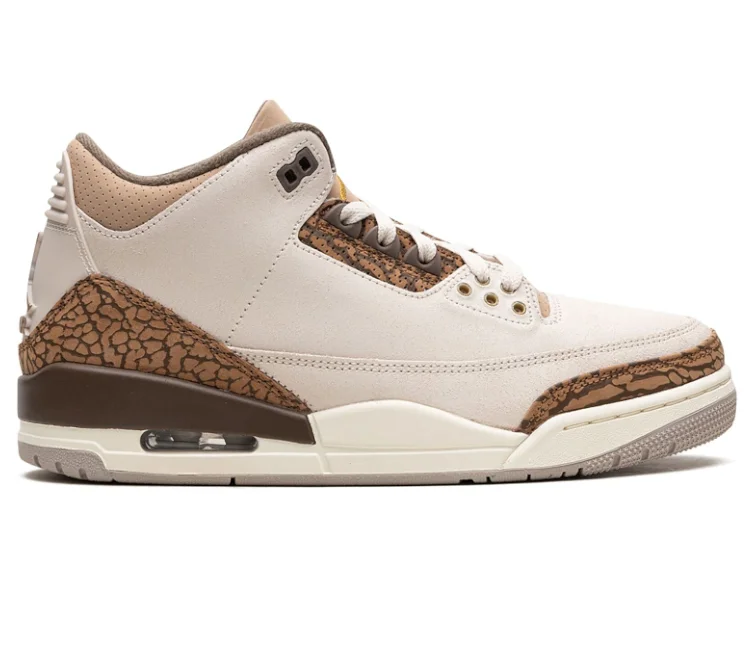 Men's running sneakers with shock - absorbing solesMen's Nike Air Jordan 3 Retro (Palomino)