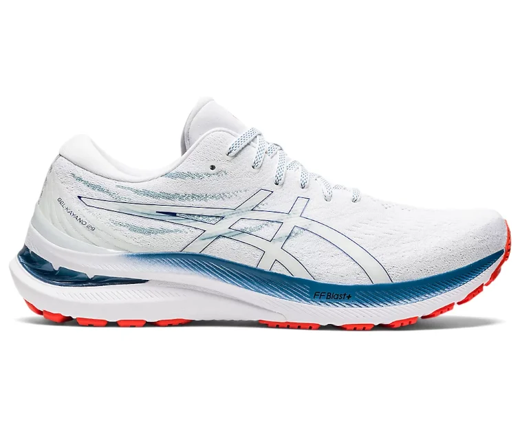 Men's fashion - forward sneakers with a unique tongue designMen's Asics Gel-Kayano 29 (White/Deep Ocean)