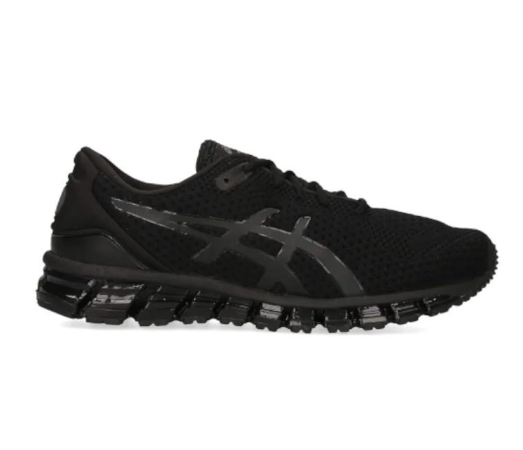 Men's retro - inspired basketball sneakers with a high - top designMen's Asics Gel Quantum 360 Knit 2 (Triple Black)