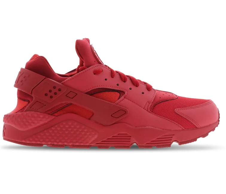 Men's casual sneakers with a woven upper for a unique textureMen's Nike Air Huarache (Triple Red)