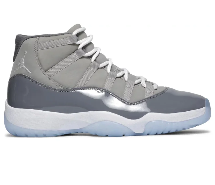 Men's casual sneakers with a woven upper for a unique textureMen's Nike Air Jordan 11 Retro (Cool Grey)