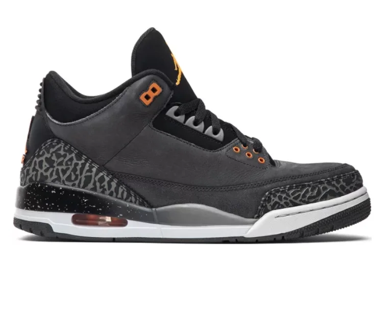 Men's slip - on sneakers with elastic side panelsMen's Nike Air Jordan 3 Retro (Fear 2013)