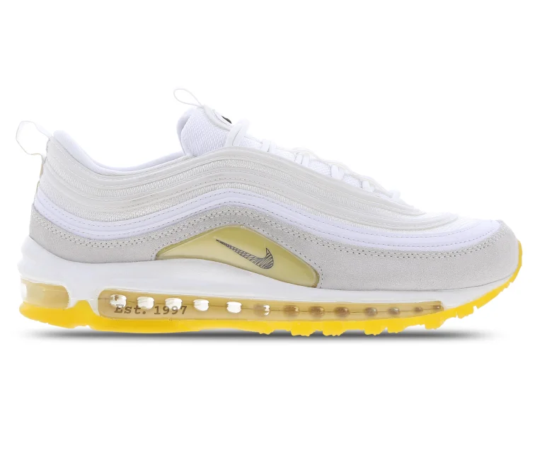 Men's waterproof hiking sneakers with a Gore - Tex liningMen's Nike Air Max 97 FR (White/Gold)