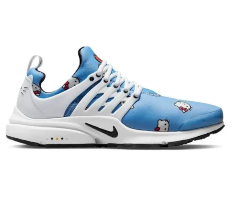 Men's skateboarding sneakers with a vulcanized soleMen's Nike Air Presto QS (Hello Kitty)