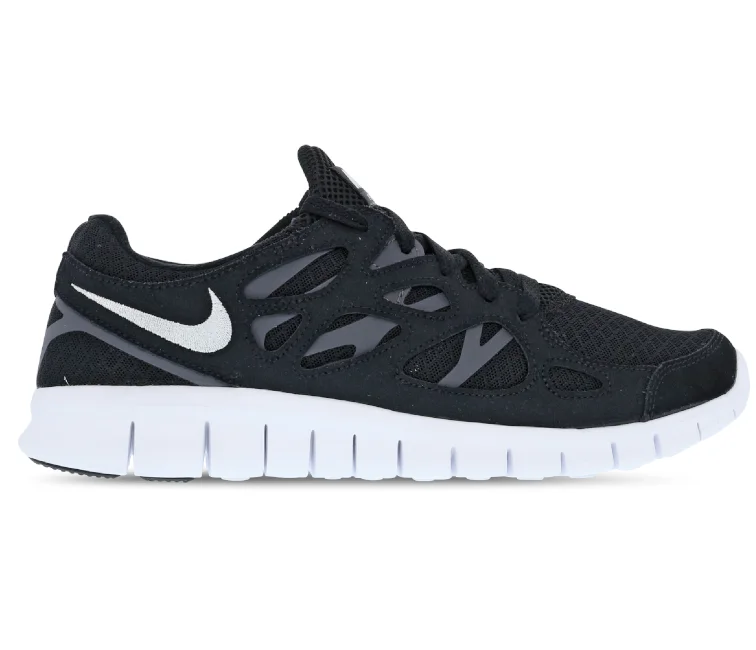 Men's wide - width sneakers for a comfortable fitMen's Nike Free Run 2 (Black/White)