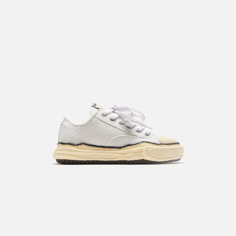 Men's affordable yet stylish sneakers for everyday wearMihara Yasuhiro Peterson Low Vintage Sole Canvas - White