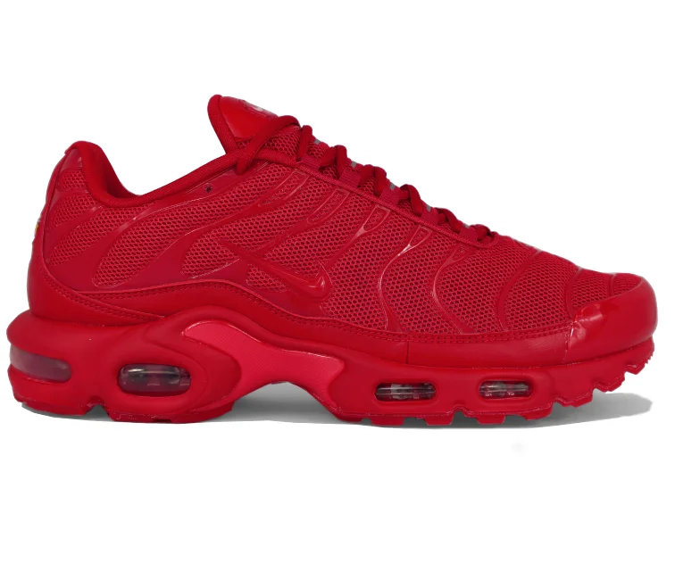 Men's navy blue suede sneakers with gold - toned eyeletsMen's Nike Air Max Plus TN (Lava)