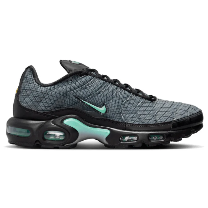 Men's slip - resistant sneakers for industrial workMen’s Nike Air Max Plus TN ‘LT Smoke Grey/Green Glow’ (Teal Quad)