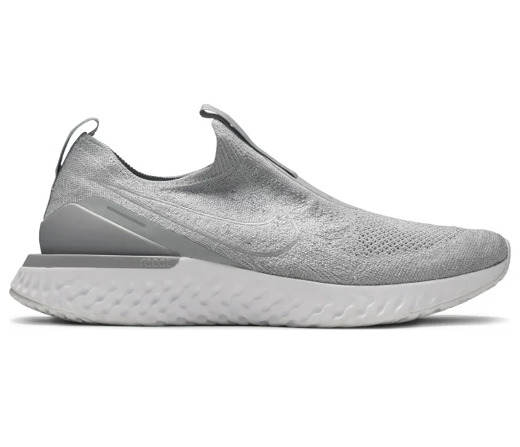 Men's retro - inspired basketball sneakers with a high - top designMen's Nike Epic Phantom React V1 (Wolf Grey)