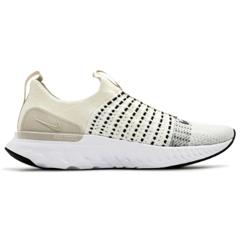 Men's track - and - field sneakers with a spike - compatible soleMen’s Nike React Phantom FK 2 ‘Sail/Black-White-Light Bone’ (Bone Sail)