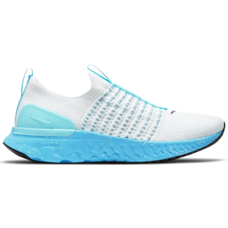 Men's adjustable - strap sneakers for a customized fitMen’s Nike React Phantom FK 2 ‘White/Black-Glacier Blue’