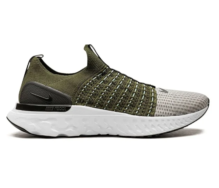 Men's breathable sneakers for hot summer daysMen's Nike React Phantom Run FK 2 (Rough Green)