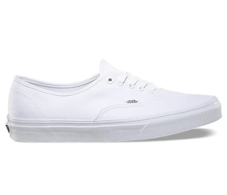 Men's soccer - inspired sneakers with a studded soleVans Authentic (True White)