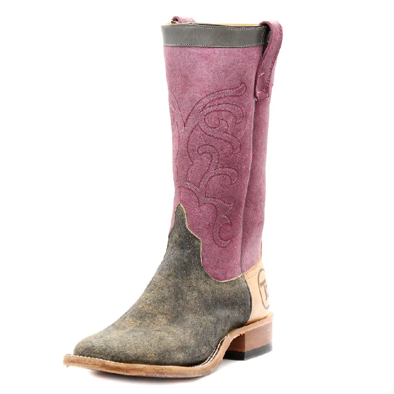 Men's western boots with a silver - toned hardware and accentsAnderson Bean Exclusive Feral Sow Men's Boot