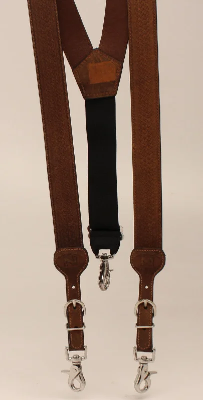 Men's western boots with a leather lining and a padded insoleNocona Basketweave Suspenders