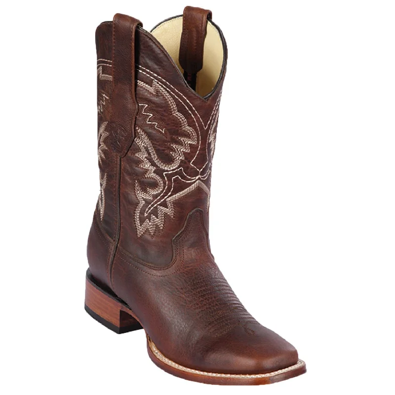 Men's western boots with a distressed leather finish for a rugged lookLos Altos Genuine Leather Wide Square Toe Boot 8229940