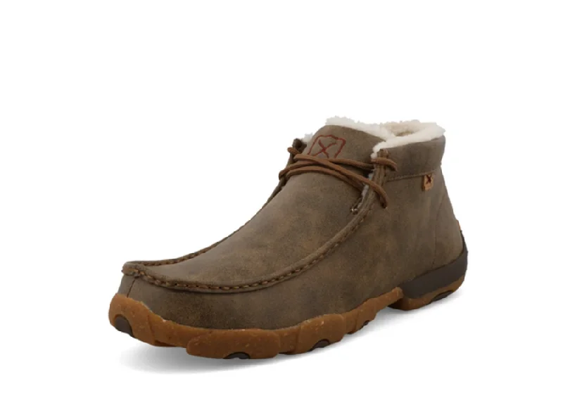 Alligator - embossed men's western boots for a bold statementTwisted X Men's Bomber Lined Chukka Driving Moc