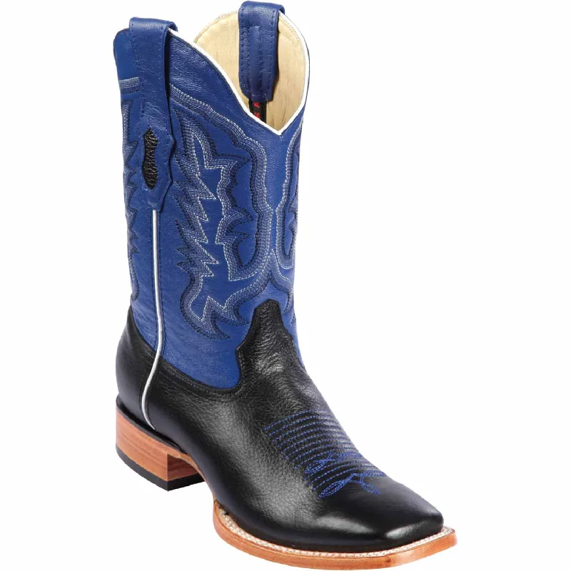 Men's western boots with a distressed leather finish for a rugged lookMen's Los Altos Genuine Leather Wide Square Toe Boot 8272705A