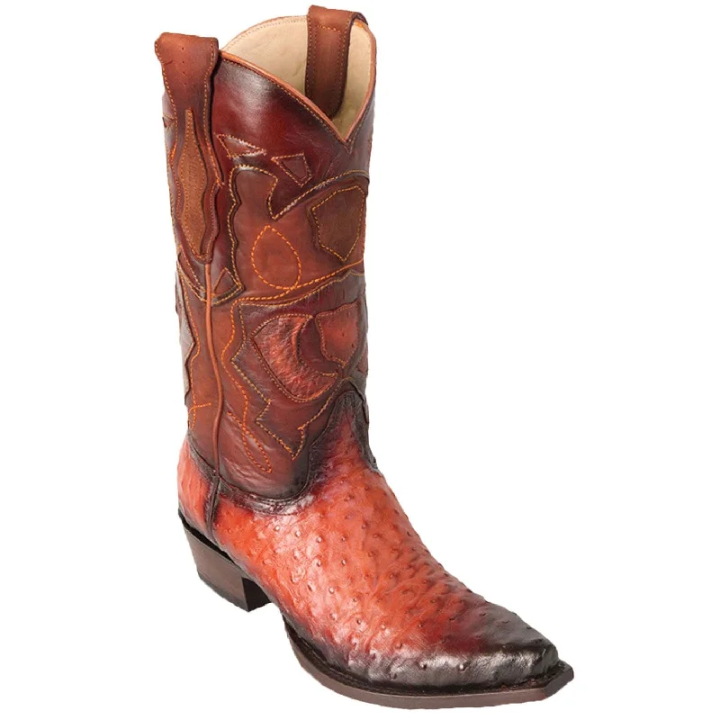 Alligator - embossed men's western boots for a bold statementMen's Los Altos Original Ostrich Snip Toe Boot 94R0357