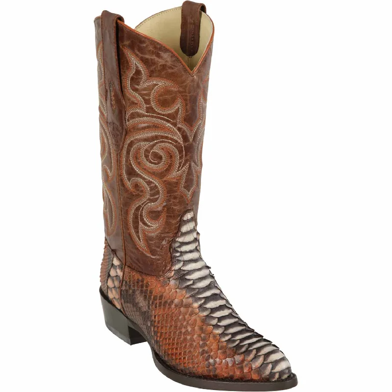 Men's western boots with a silver - toned hardware and accentsMen's Los Altos Python J Toe Boot 995788