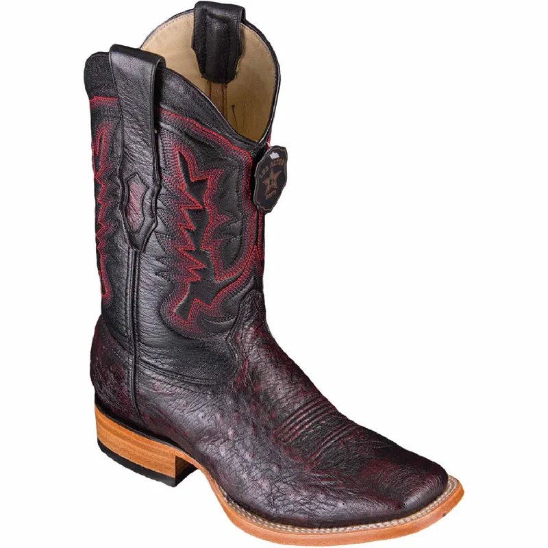 Men's western boots with a leather lining and a padded insoleMen's Los Altos Smooth Ostrich Wide Square Toe Boot 8279718