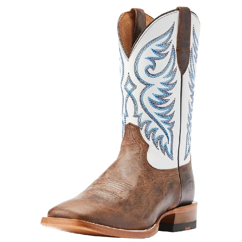 Men's western boots with a leather lining and a padded insoleAriat Men's Tek Step Boot