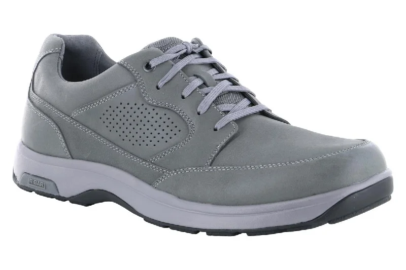 Breathable men's casual shoes for warm weatherDunham 8000 Blucher Casual Shoe Grey