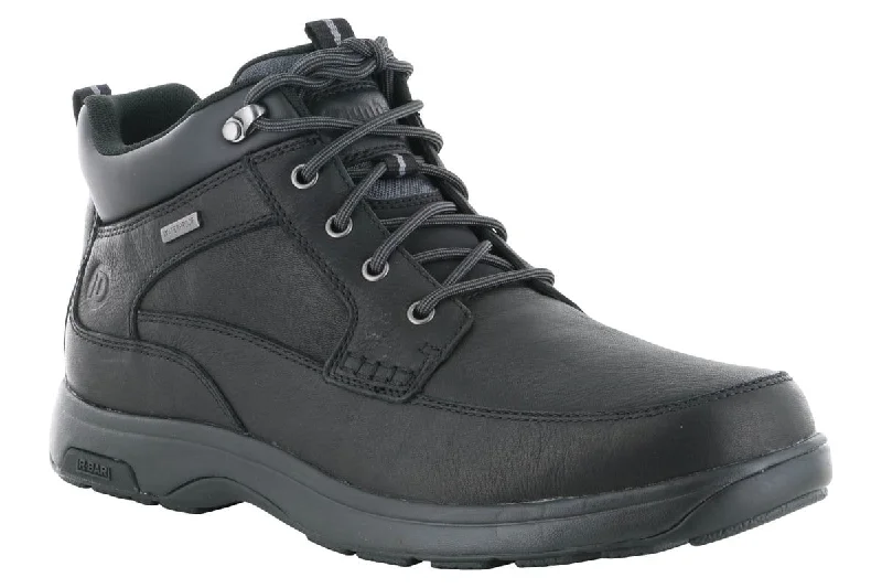 Men's casual shoes with a contrast sole colorDunham 8000 Mid Boot Black