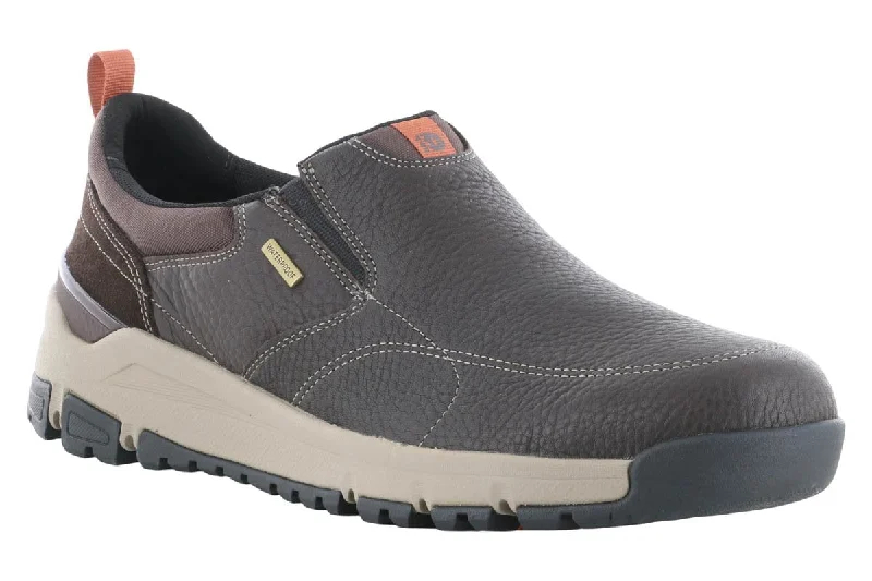 Men's casual shoes with a padded heel for comfortDunham Glastonbury Slip On Brown