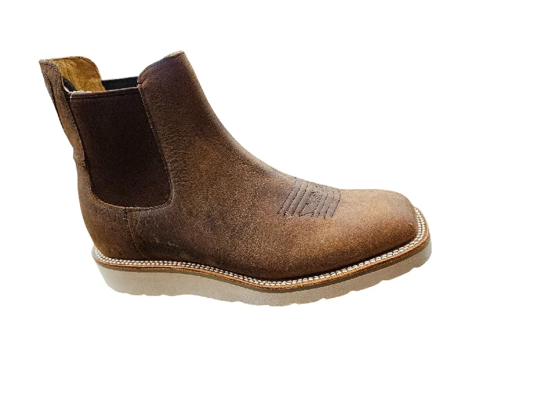 Men's casual shoes with a floral print for a unique styleMen's Horse Power Chelsea Boot #HP2202