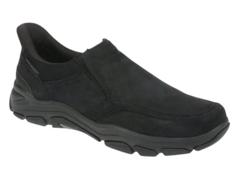 Men's casual shoes with a low - profile designRockport Reece Step Activated Slip On Shoes Black