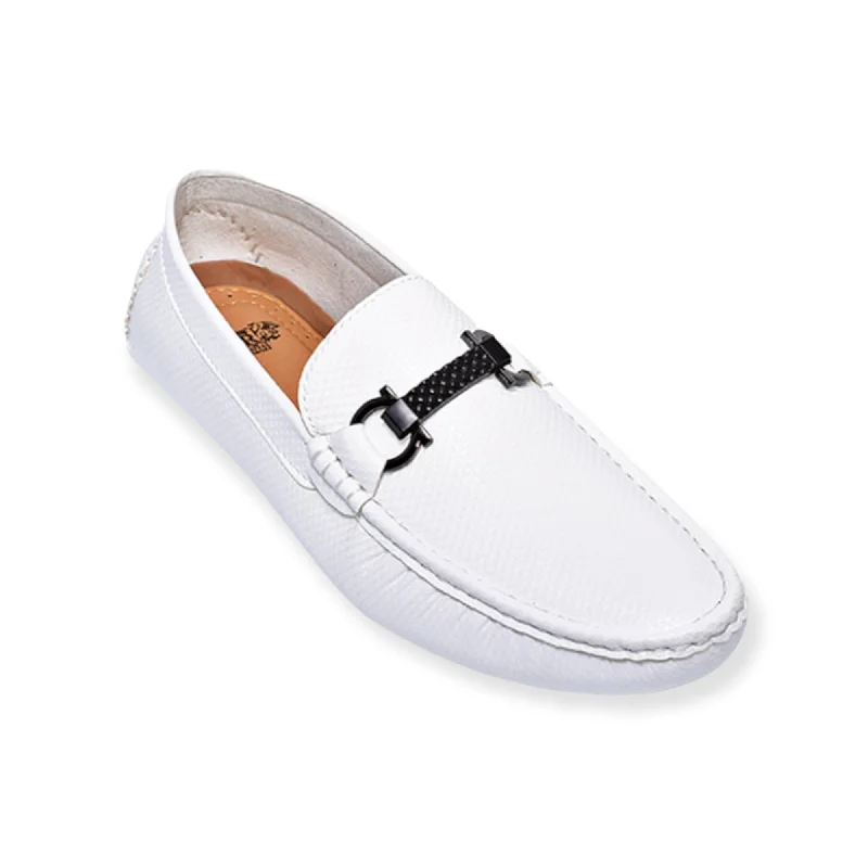 Men's casual shoes with a rubber toe cap for protectionROYAL SHOES: Moccasin Loafer MOC-85